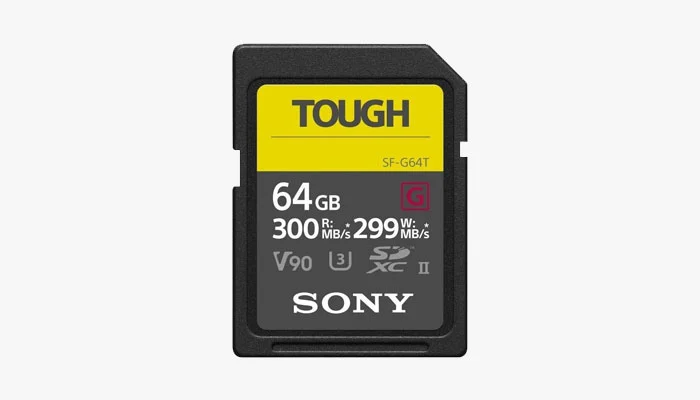 Cartão de memória Sony SF-G64T SF-G Series Tough 