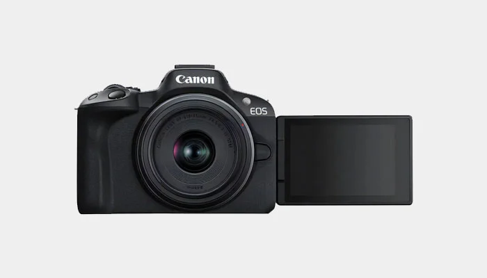 Canon EOS R50: Tela articulada perfeita para vlogs