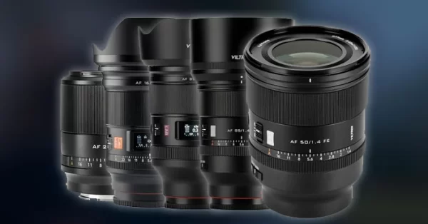 Melhores lentes Viltrox para vídeos em 2026 – comparação das top 5 objetivas autofocus