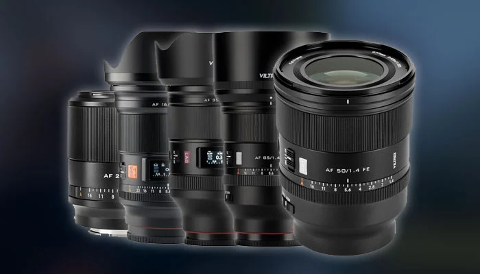 Melhores lentes Viltrox para vídeos em 2026 – comparação das top 5 objetivas autofocus