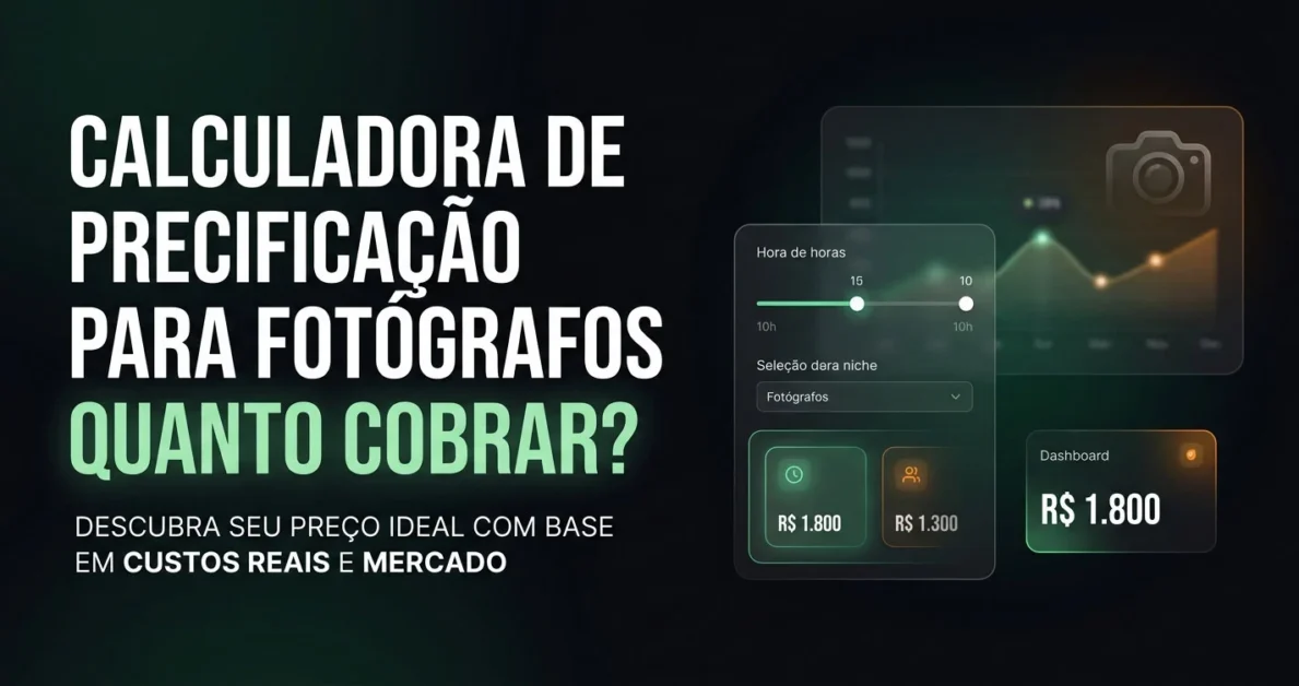 Quanto Cobrar por Ensaio? Calculadora para Fotógrafo Iniciante